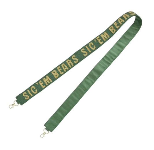 Sic' Em Bears Beaded Strap