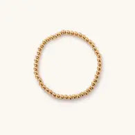 Waterproof Gold Ball Bracelets- Medium