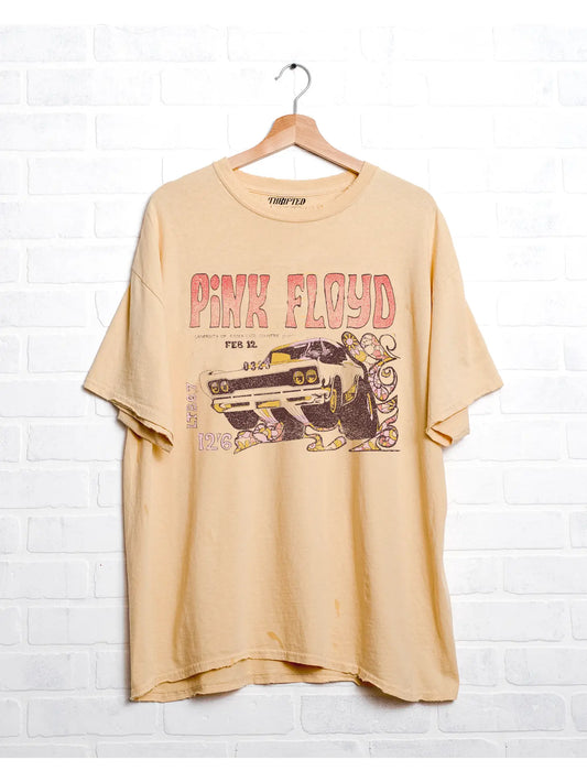 Pink Floyd Essex Gold Thrifted Graphic Licensed Tee