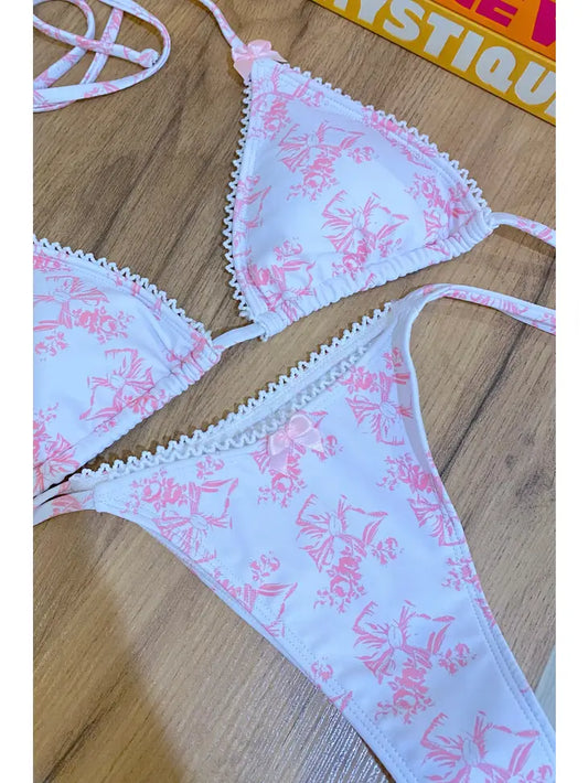 Pink Bow Bikini